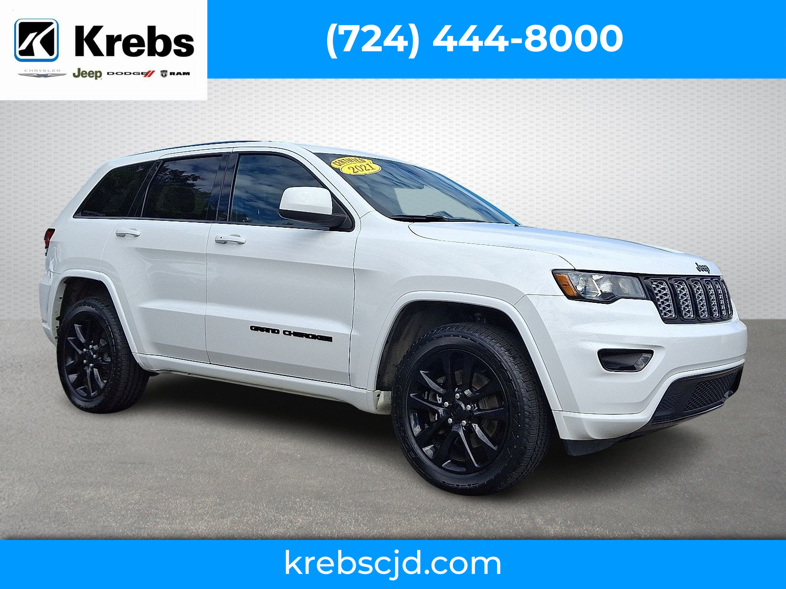 Certified 2021 Jeep Grand Cherokee Laredo X