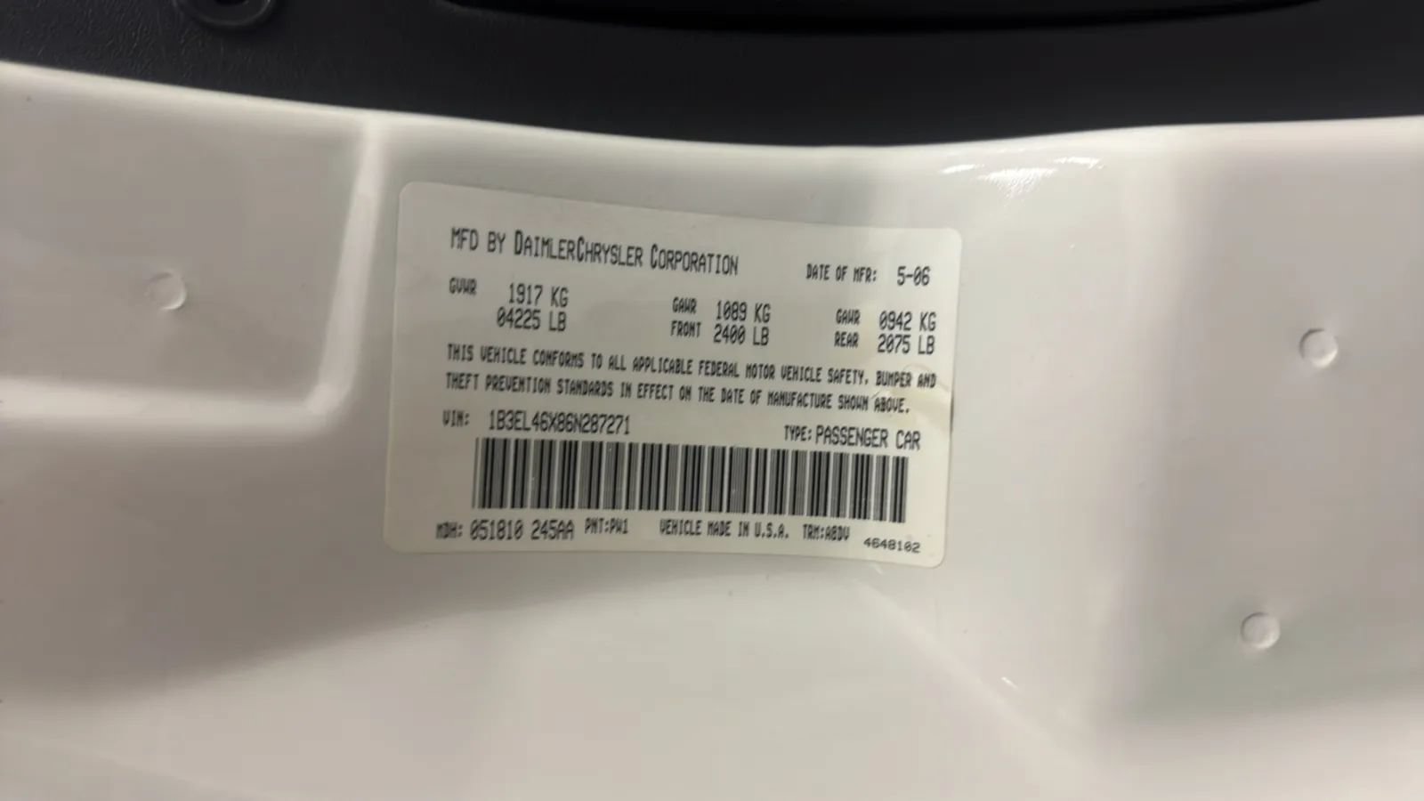 Used 2006 Dodge Stratus SXT FWD image 23