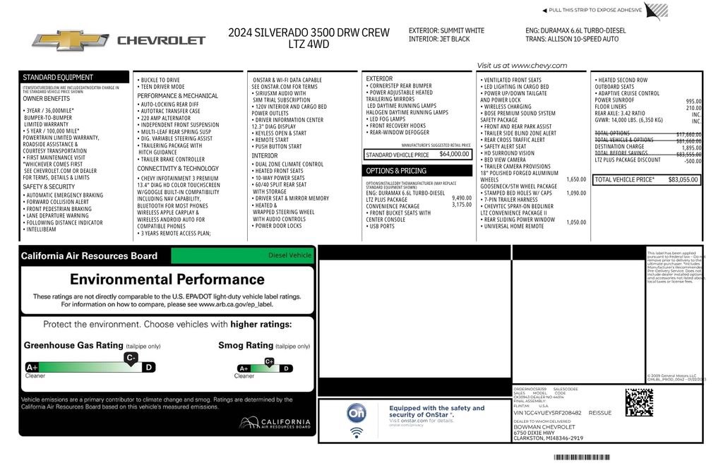Used 2024 Chevrolet Silverado 3500 LTZ w/ LTZ Plus Package AWD/4WD image 12