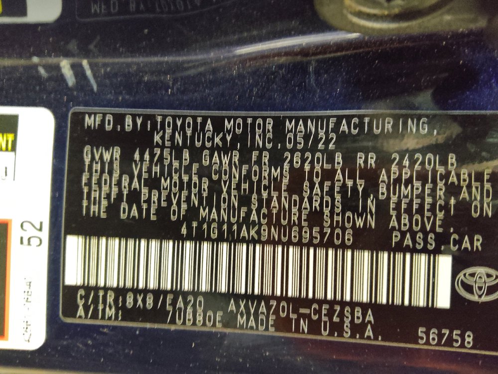 Used 2022 Toyota Camry SE FWD image 33