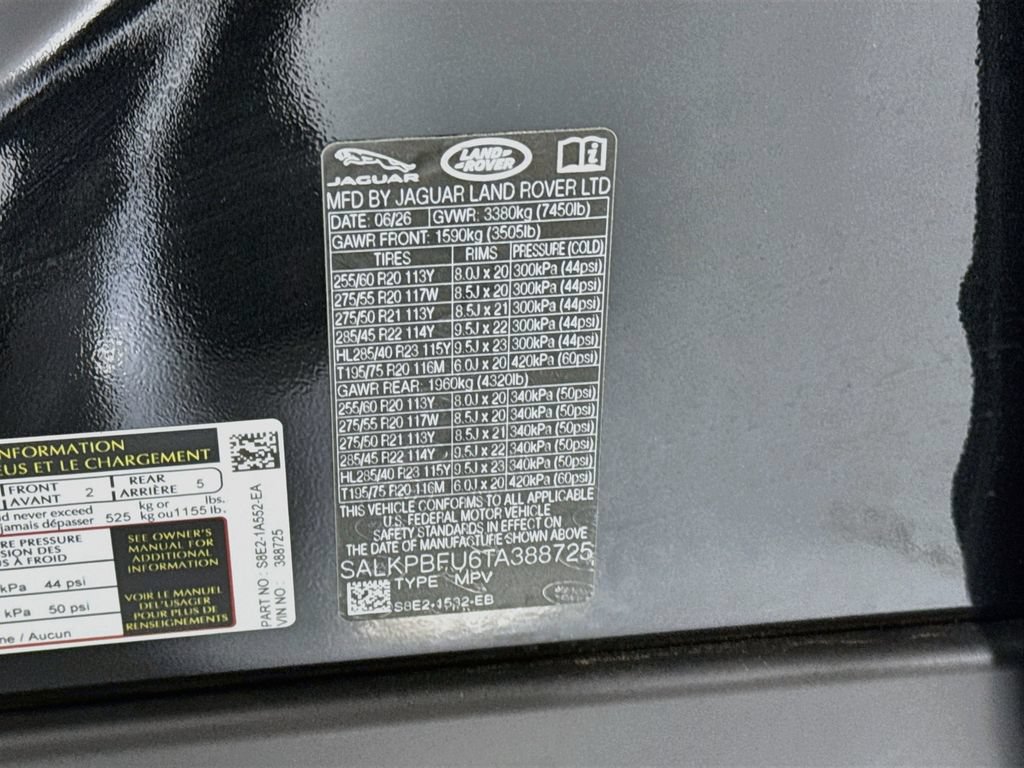 New 2026 Land Rover Range Rover Long Wheelbase SE AWD/4WD image 34
