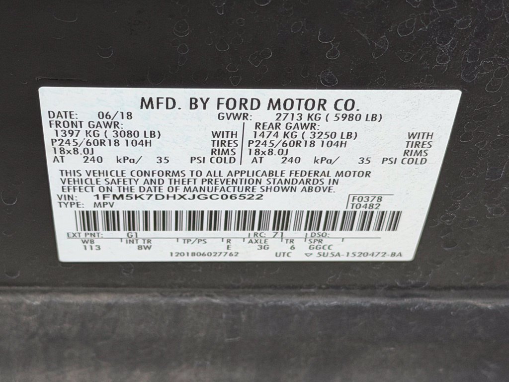 Used 2018 Ford Explorer XLT FWD image 38