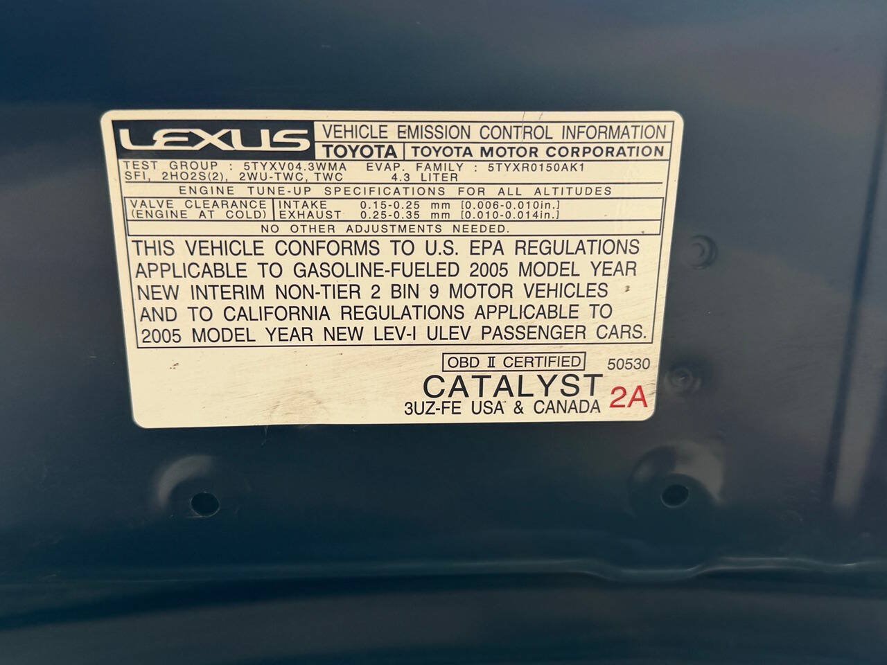 Used 2005 Lexus SC 430 Convertible w/ Preferred Accessory Pkg RWD image 54