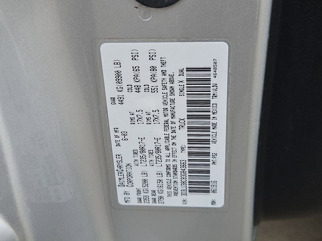 Used 2003 Dodge Ram 3500 Truck Laramie image 28