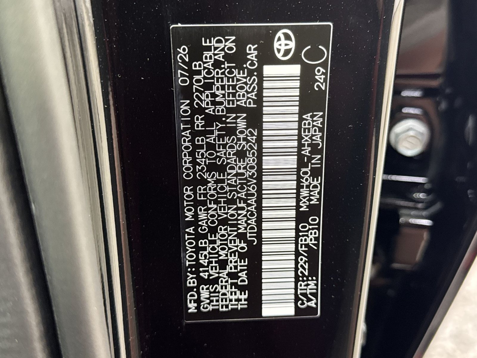 New 2027 Toyota Prius LE FWD image 36