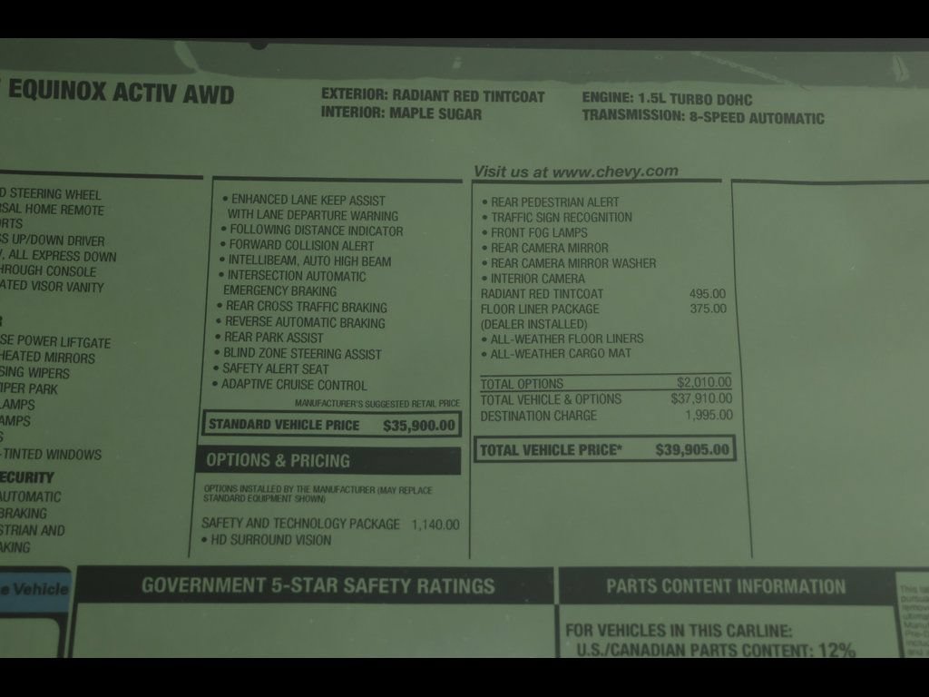 New 2027 Chevrolet Equinox ACTIV w/ Safety and Technology Package AWD/4WD image 25