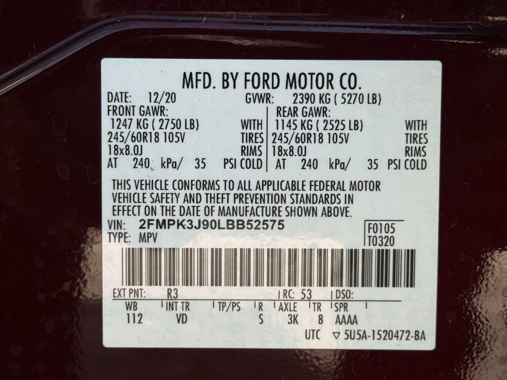 Used 2020 Ford Edge SEL w/ Convenience Package FWD image 34
