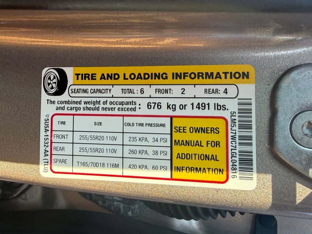 Used 2020 Lincoln Aviator Reserve w/ Equipment Group 201A RWD image 48