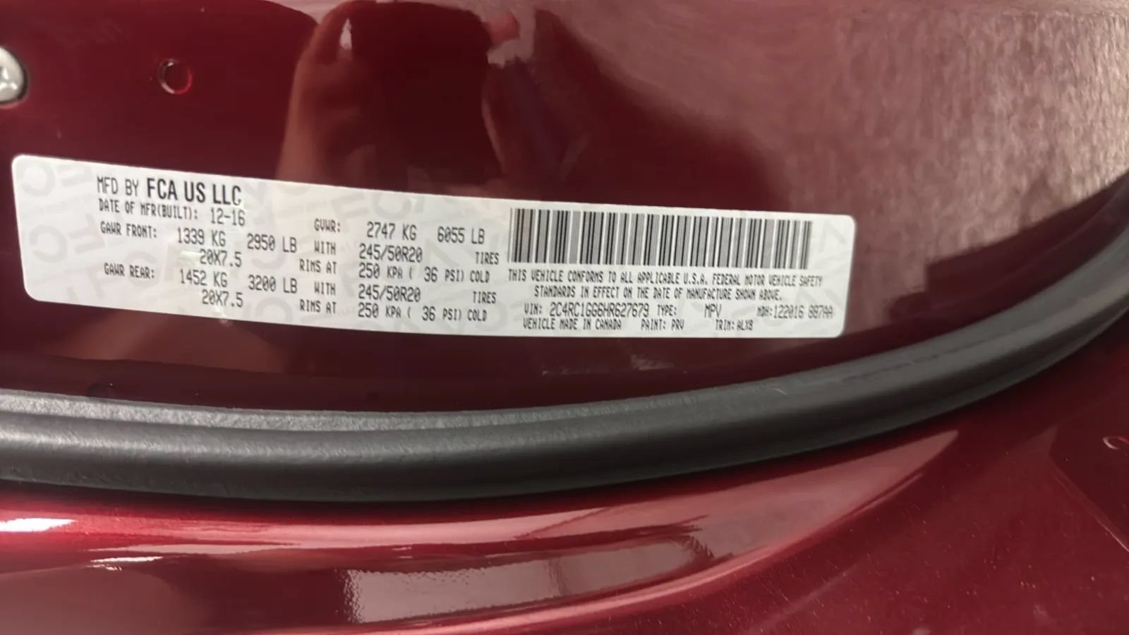 Used 2017 Chrysler Pacifica Limited FWD image 31