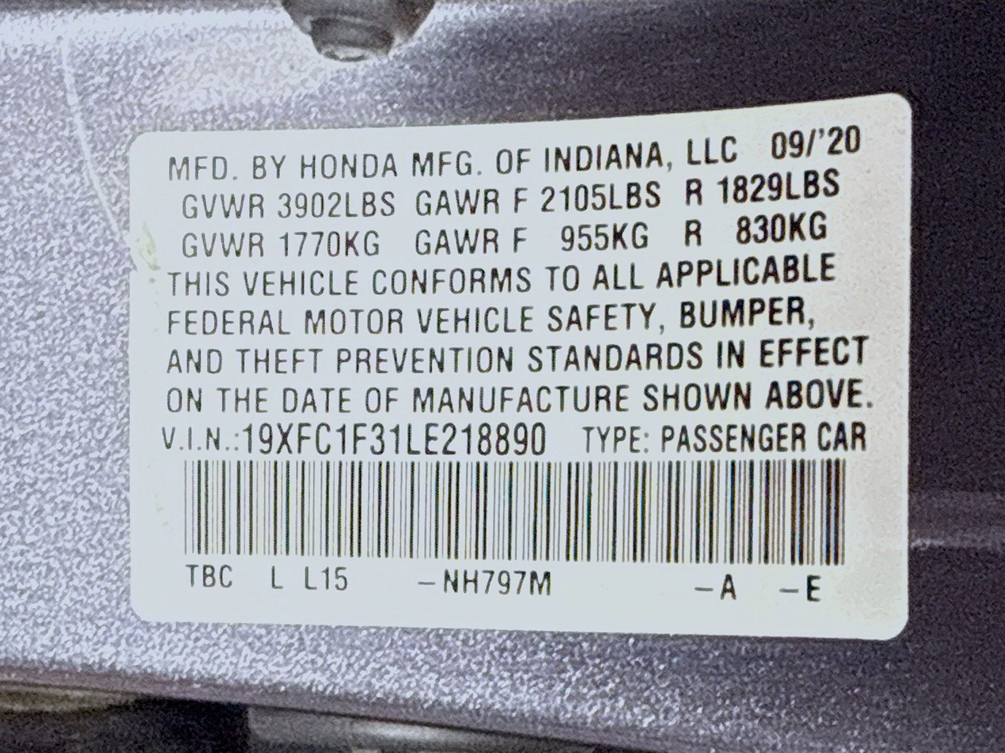 Used 2020 Honda Civic EX image 40