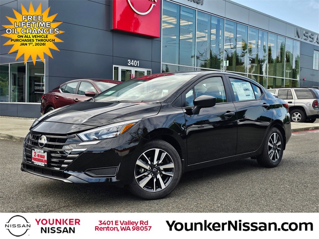 New 2025 Nissan Versa S w/ S Plus Package