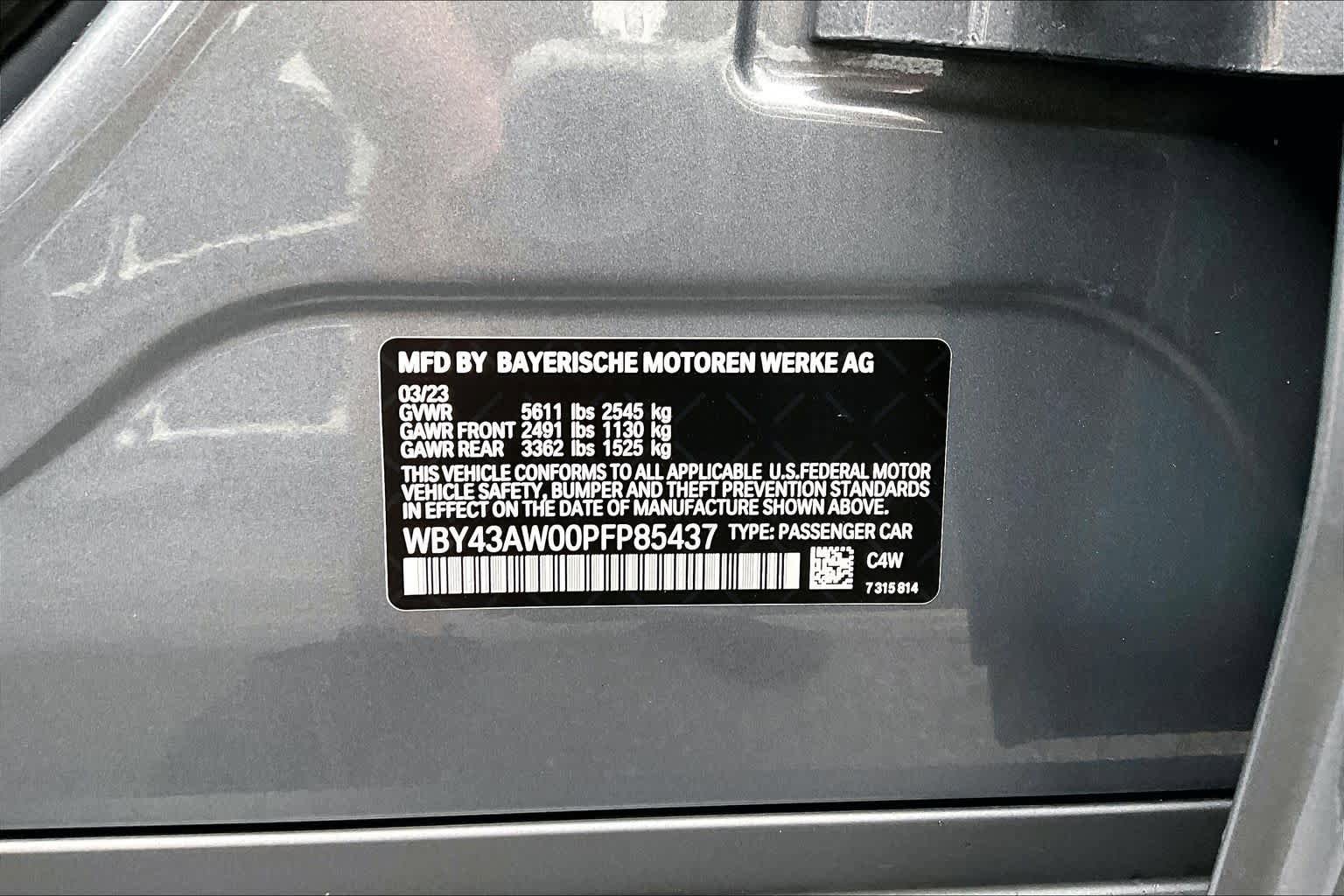 Certified 2023 BMW i4 eDrive35 w/ Premium Package RWD image 33