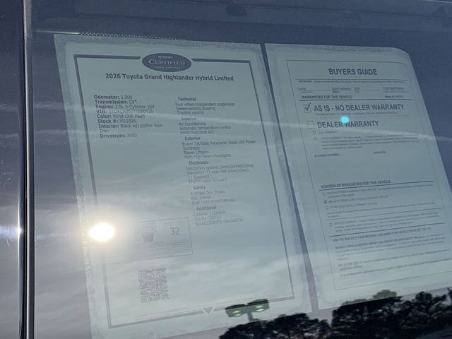 Used 2026 Toyota Grand Highlander Limited image 39