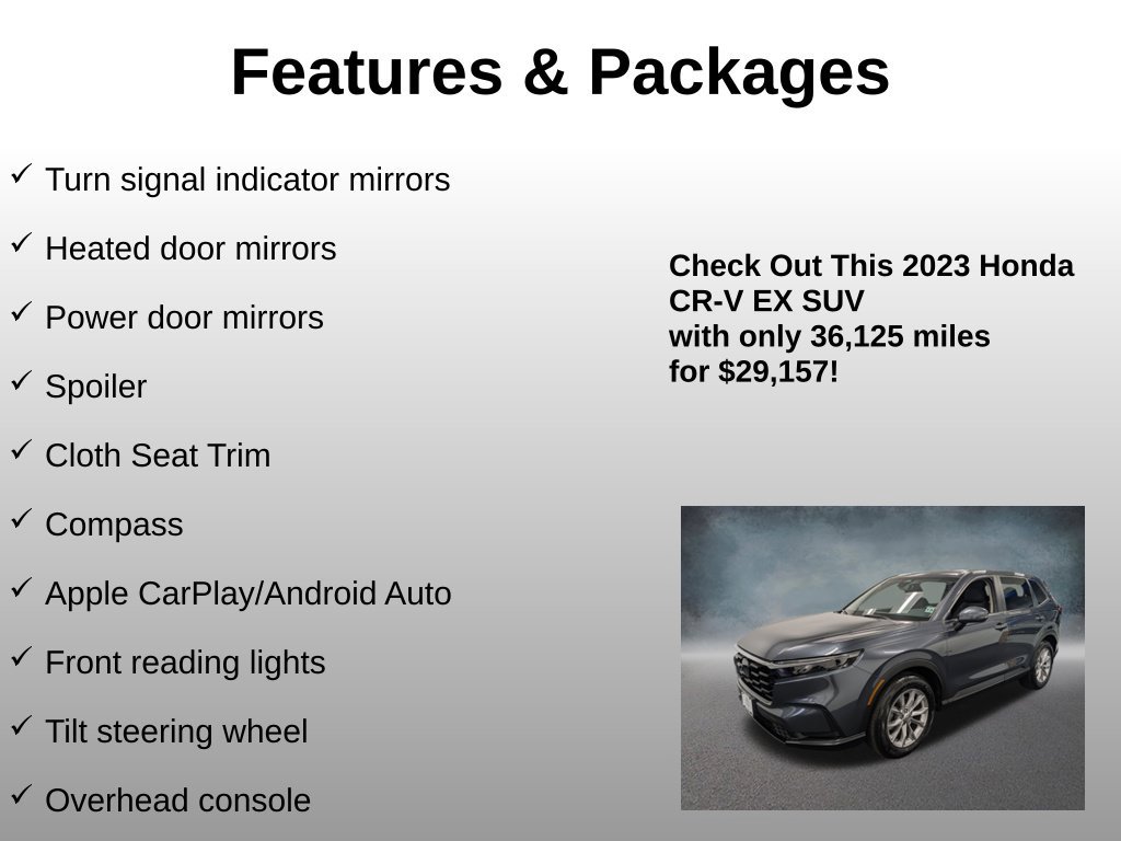 Certified 2023 Honda CR-V EX image 20