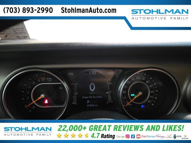 Used 2020 Jeep Gladiator Sport w/ Quick Order Package 24S AWD/4WD image 18