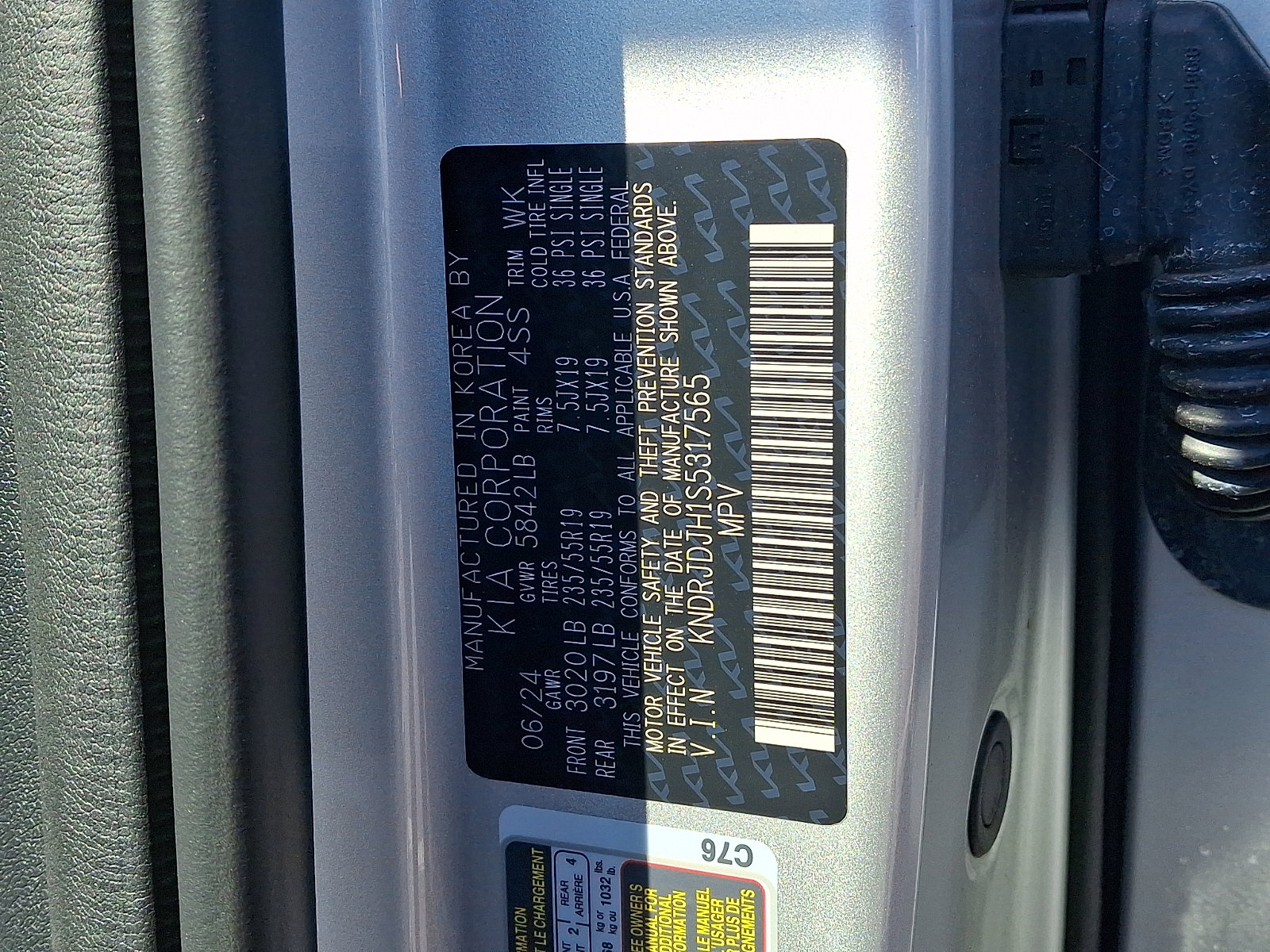 Certified 2025 Kia Sorento EX AWD/4WD image 20