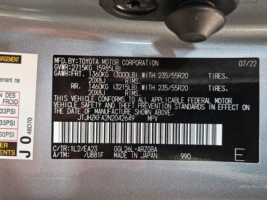 Used 2022 Lexus RX 350L Premium w/ Premium Package AWD/4WD image 28