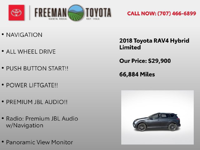 Used 2018 Toyota RAV4 Limited w/ Advanced Technology Package AWD/4WD image 9