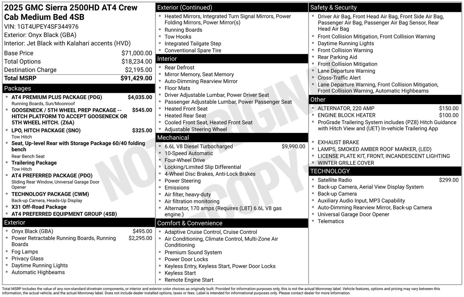 Used 2025 GMC Sierra 2500 AT4 w/ AT4 Premium Plus Package AWD/4WD image 16