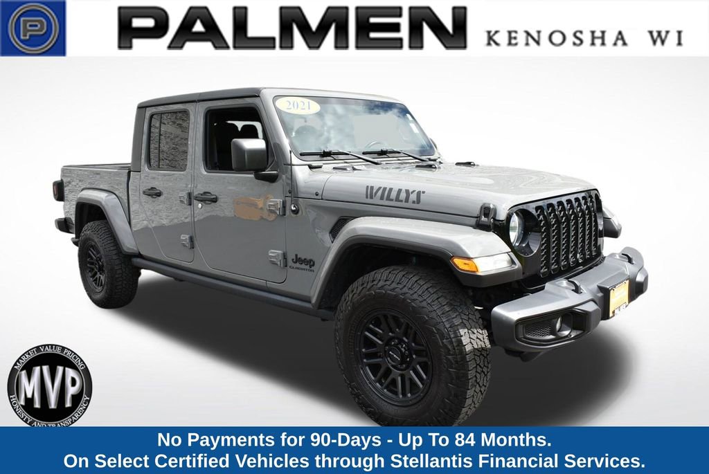Certified 2021 Jeep Gladiator Sport AWD/4WD image 1