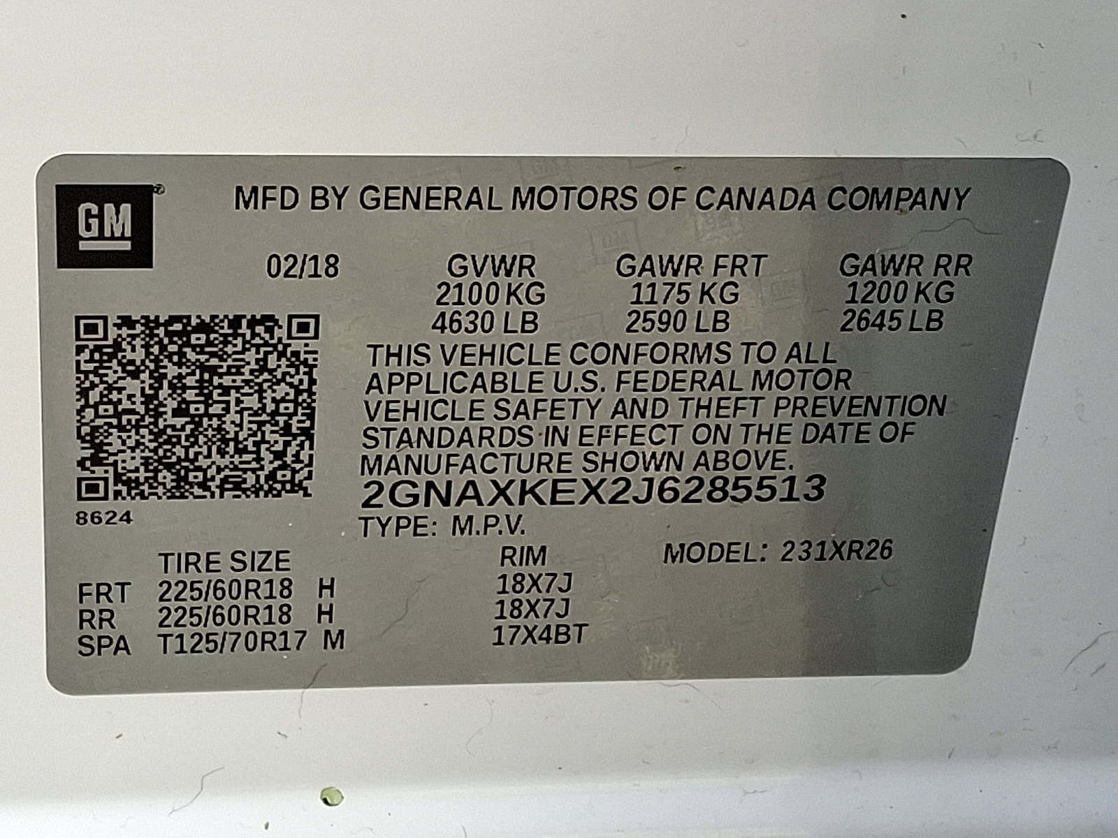 Used 2018 Chevrolet Equinox LT image 26