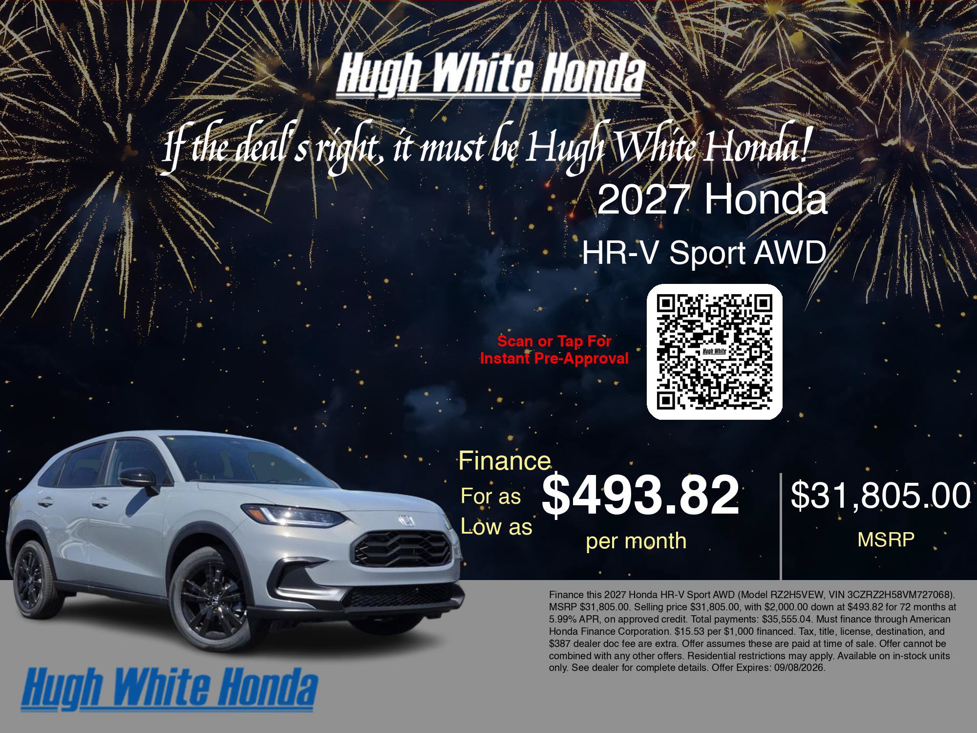 New 2027 Honda HR-V Sport image 7
