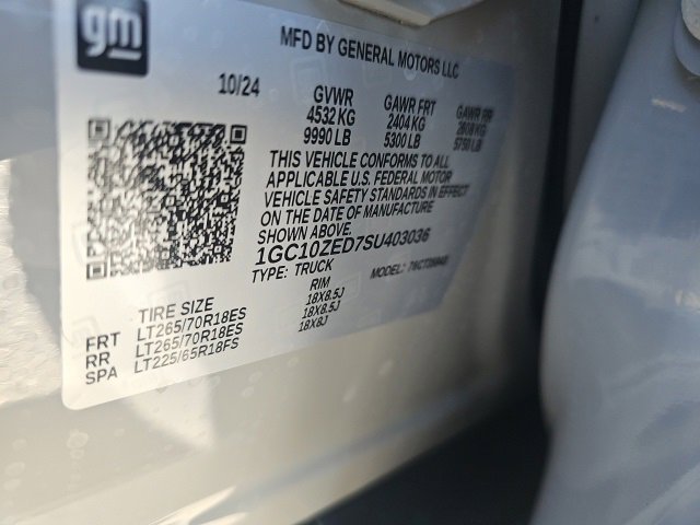 New 2025 Chevrolet Silverado EV LT image 28