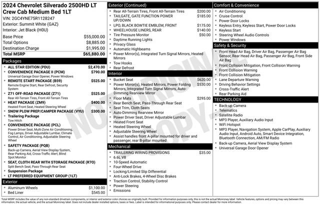 Certified 2024 Chevrolet Silverado 2500 LT w/ All Star Edition AWD/4WD image 32