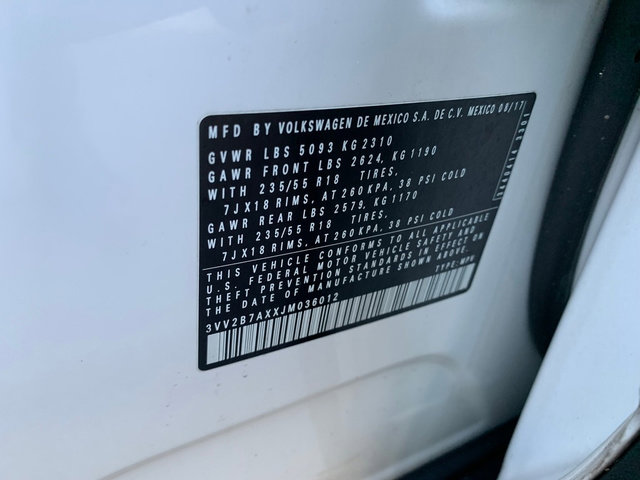 Used 2018 Volkswagen Tiguan SE w/ 18" Alloy Wheels Package image 33