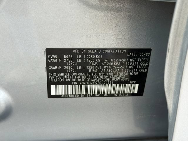 Certified 2024 Subaru Outback Wilderness AWD/4WD image 30