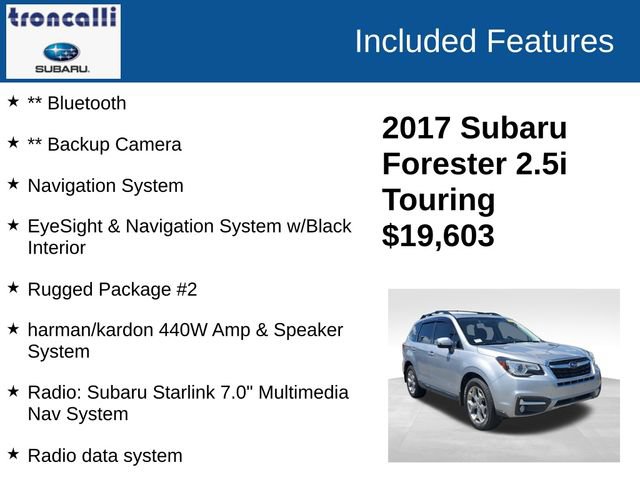 Used 2017 Subaru Forester 2.5i Touring AWD/4WD image 3