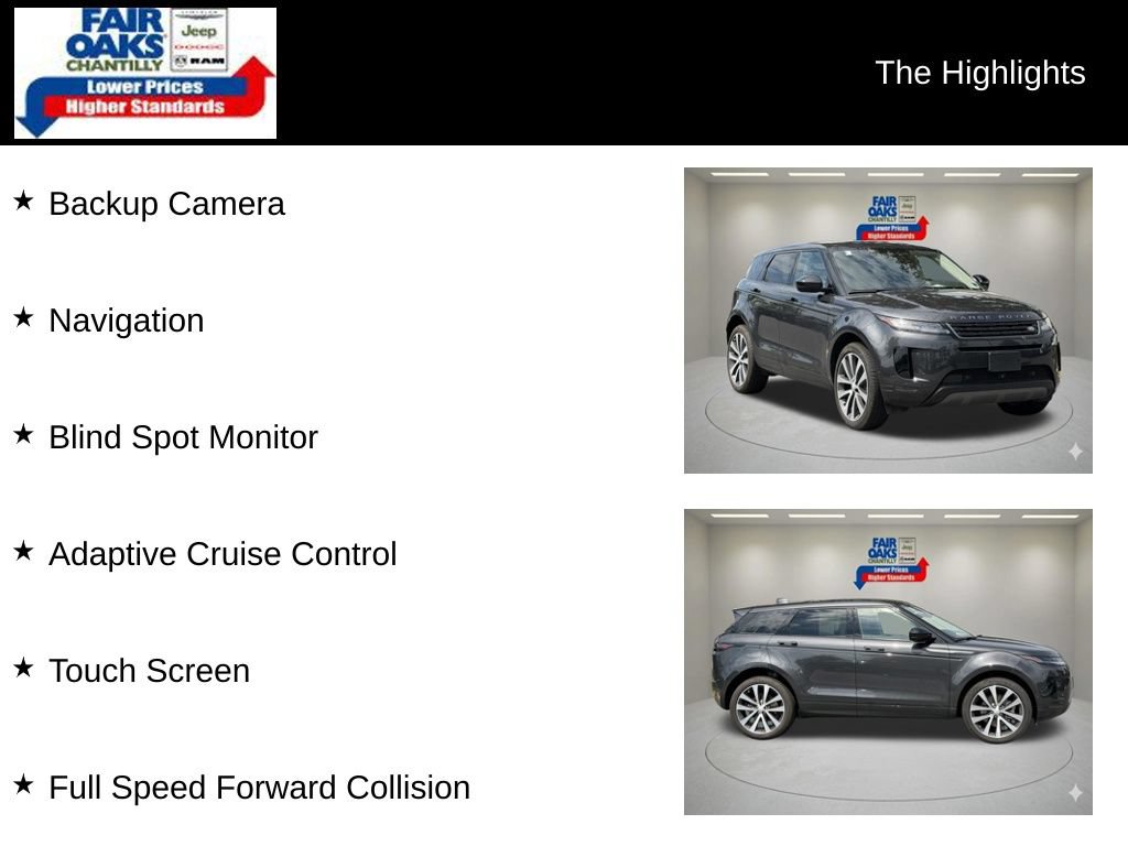 Used 2024 Land Rover Range Rover Evoque S AWD/4WD image 2