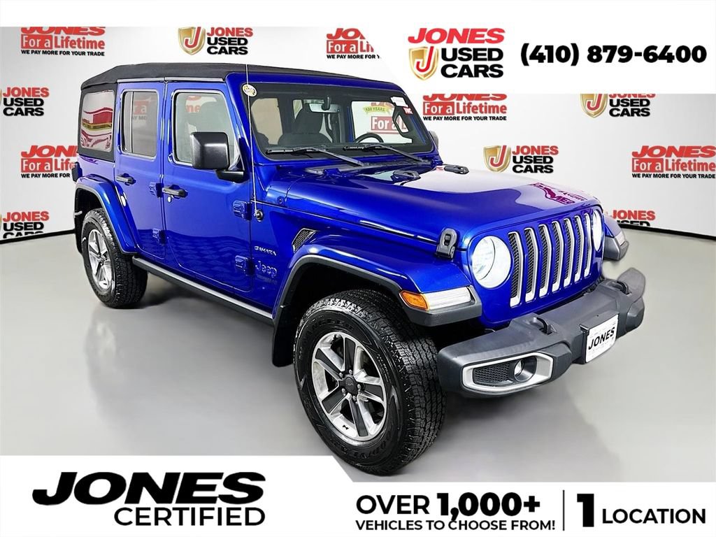 Used 2018 Jeep Wrangler Unlimited Sahara w/ Dual Top Group AWD/4WD image 1