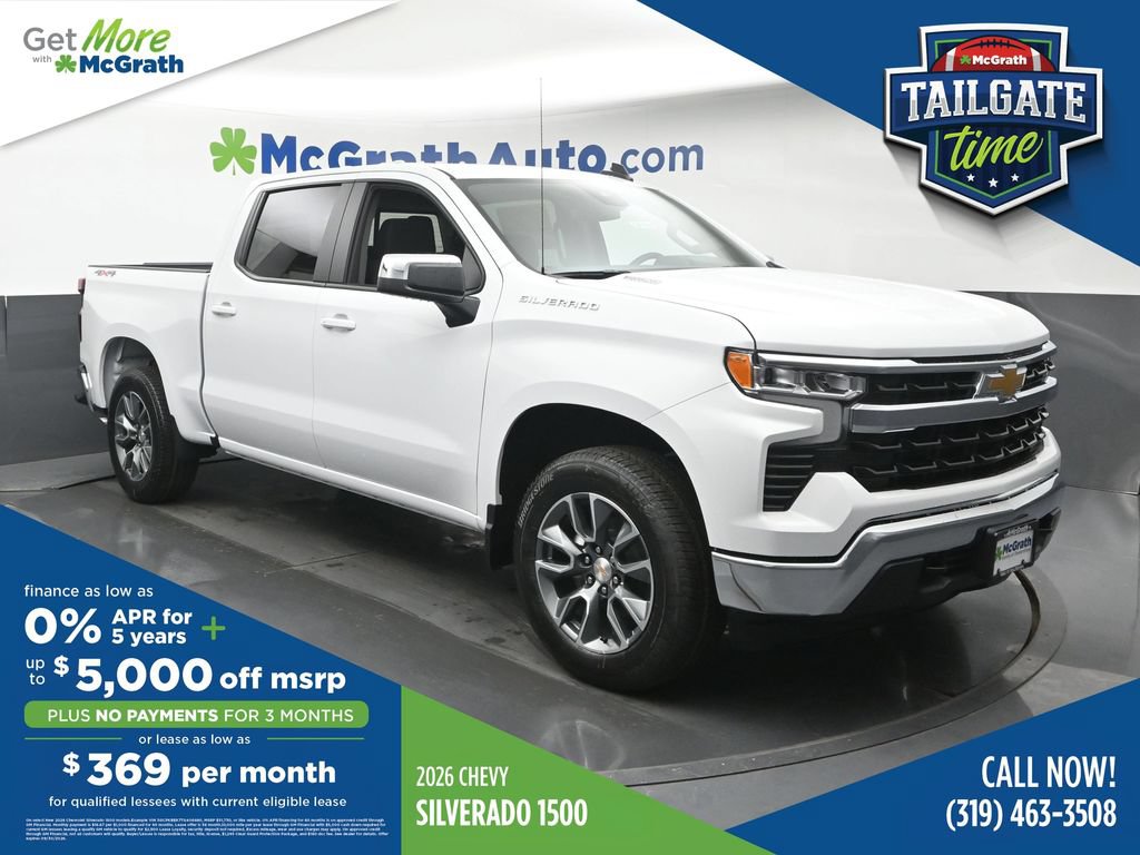 New 2026 Chevrolet Silverado 1500 LT w/ All Star Edition Plus