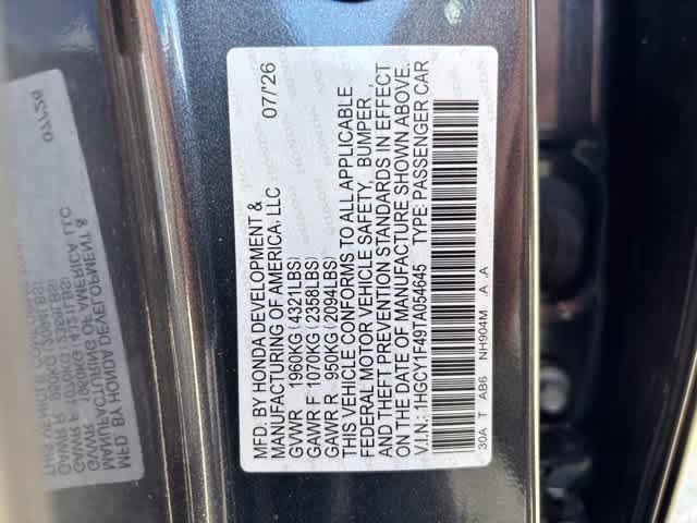 Used 2026 Honda Accord SE image 22