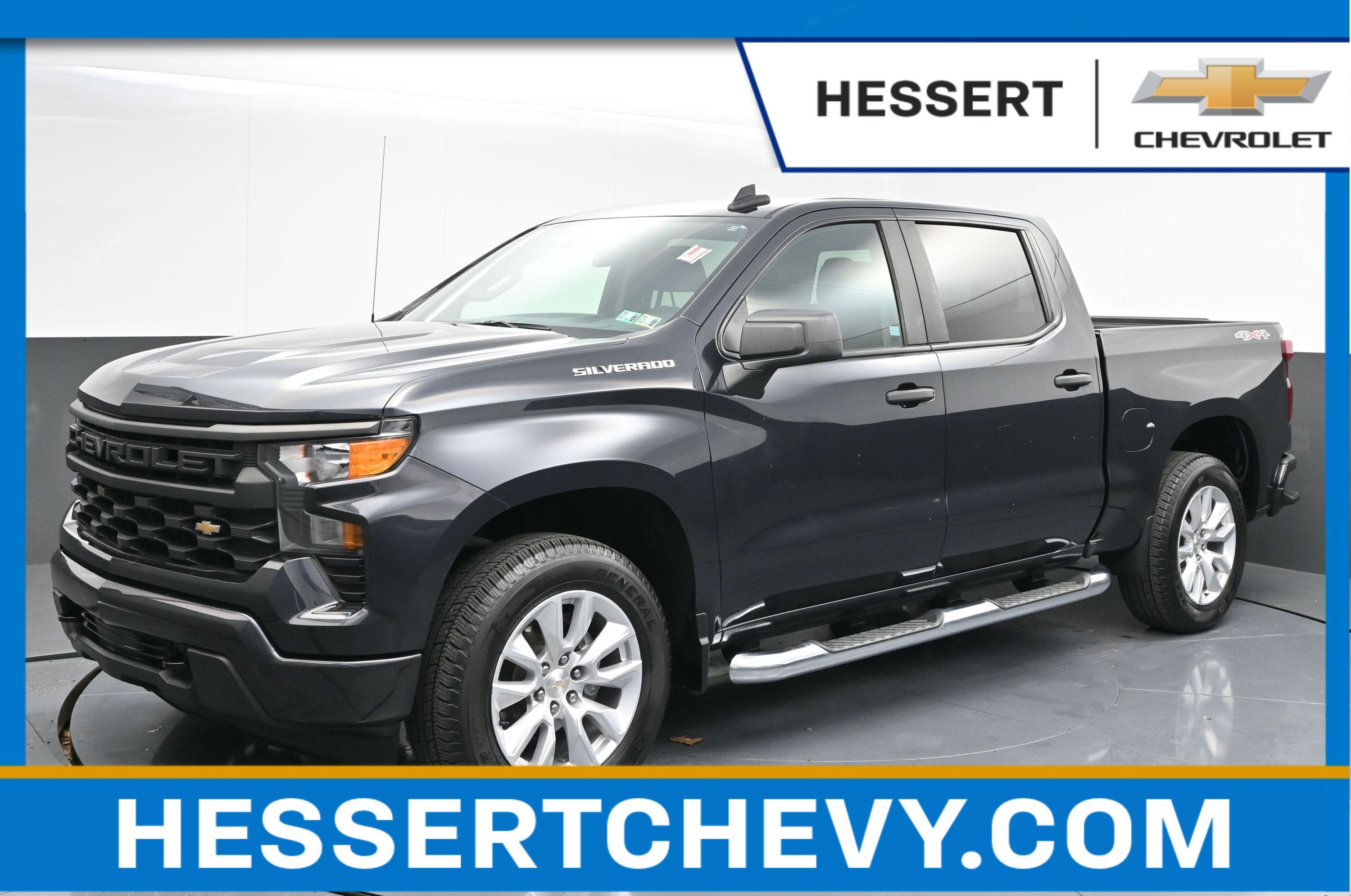 Certified 2023 Chevrolet Silverado 1500 Custom w/ LPO, Dark Essentials Package AWD/4WD video 1