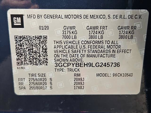 Used 2020 Chevrolet Silverado 1500 Custom w/ Custom Value Package AWD/4WD image 25