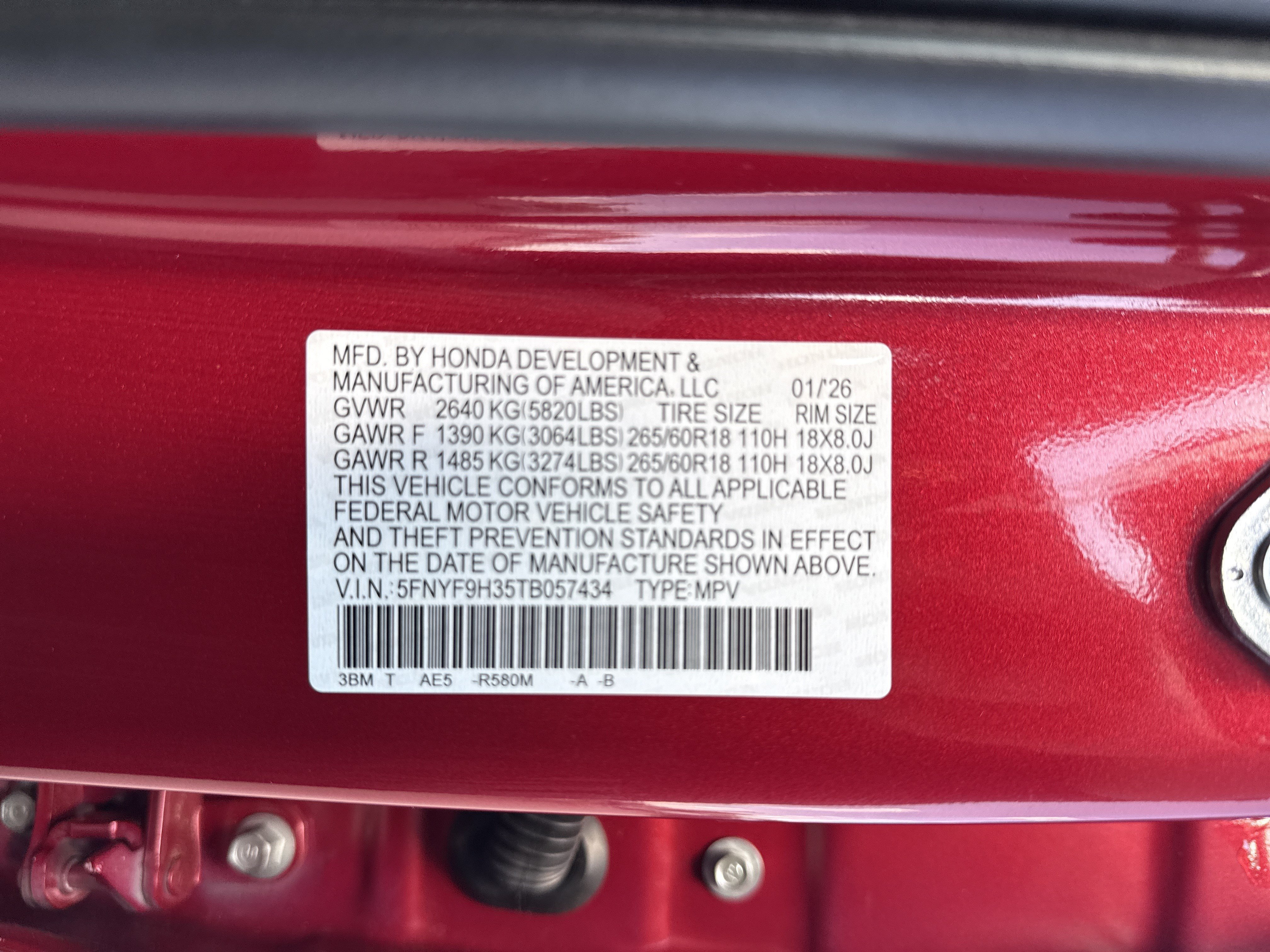 Used 2026 Honda Passport RTL image 26