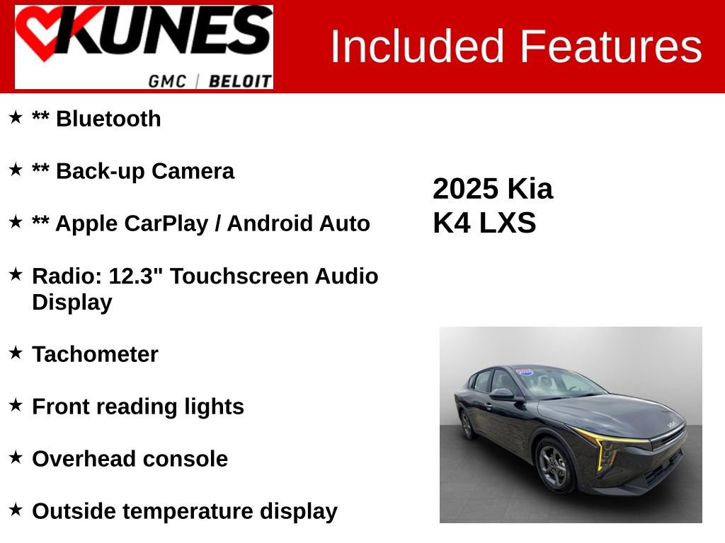 Used 2025 Kia K4 LXS image 2