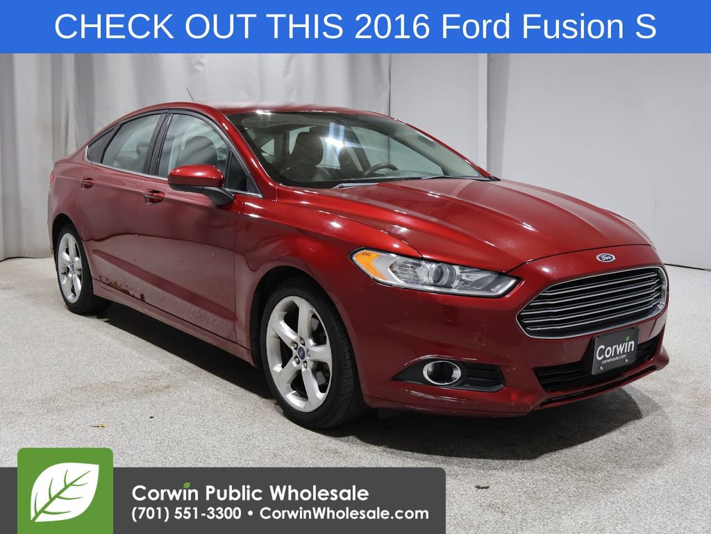 Used 2016 Ford Fusion S w/ Equipment Group 101A