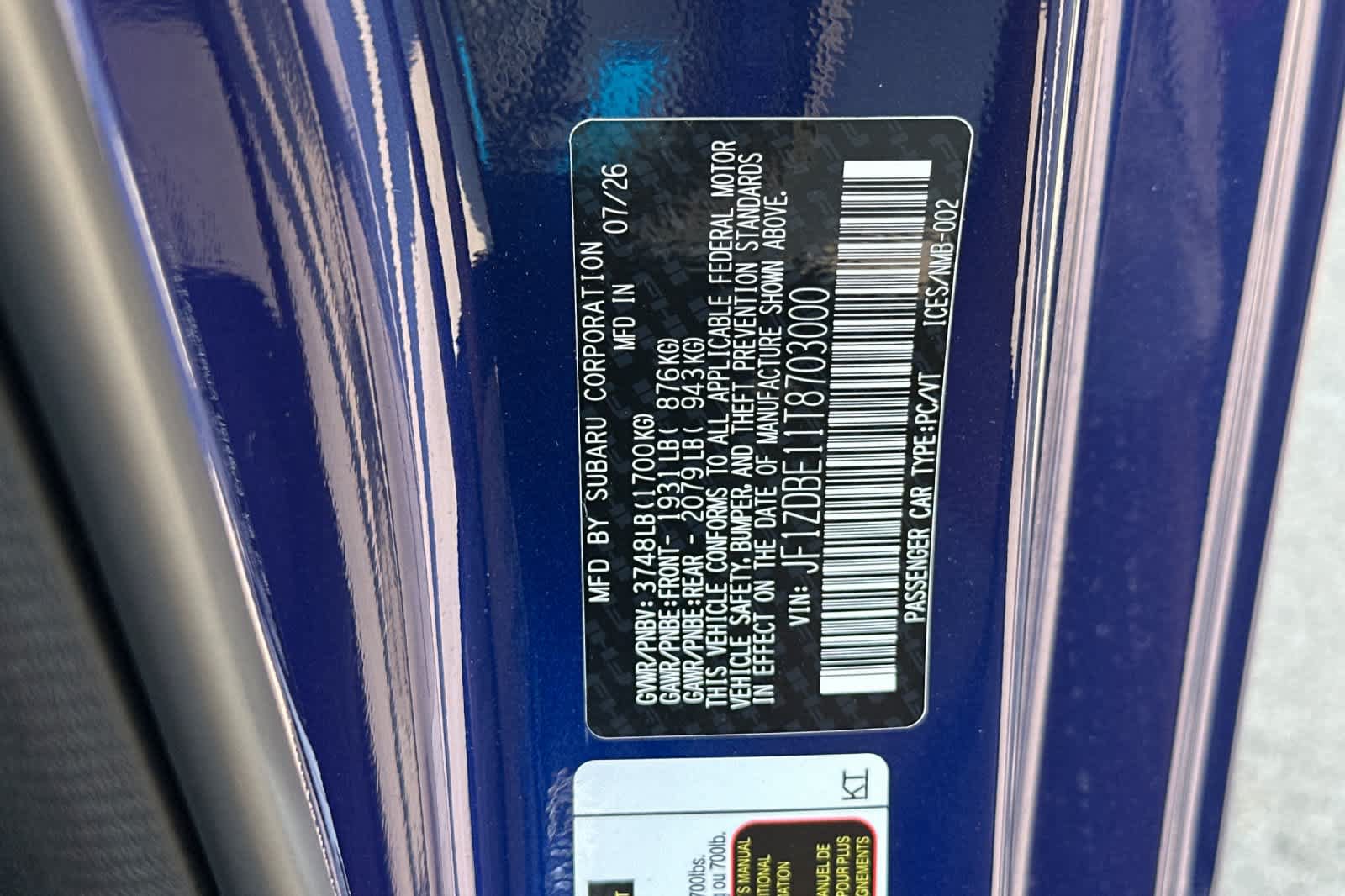 New 2026 Subaru BRZ Limited RWD image 31