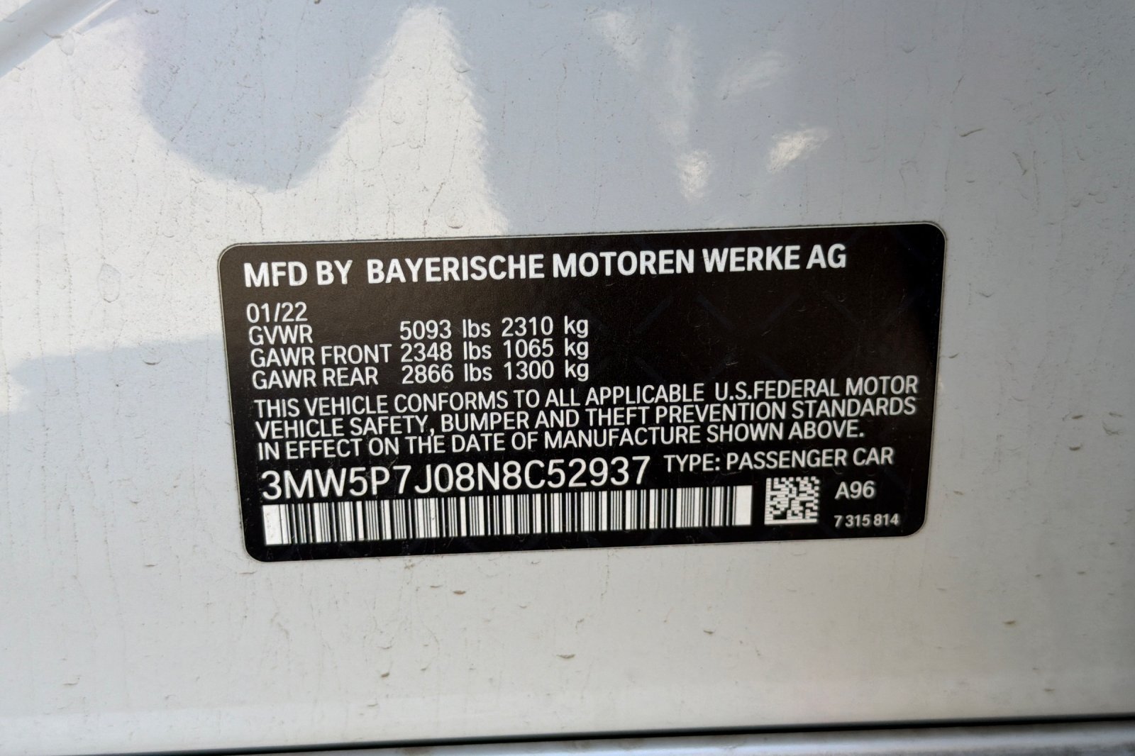 Used 2022 BMW 330e w/ Driving Assistance Package RWD image 24