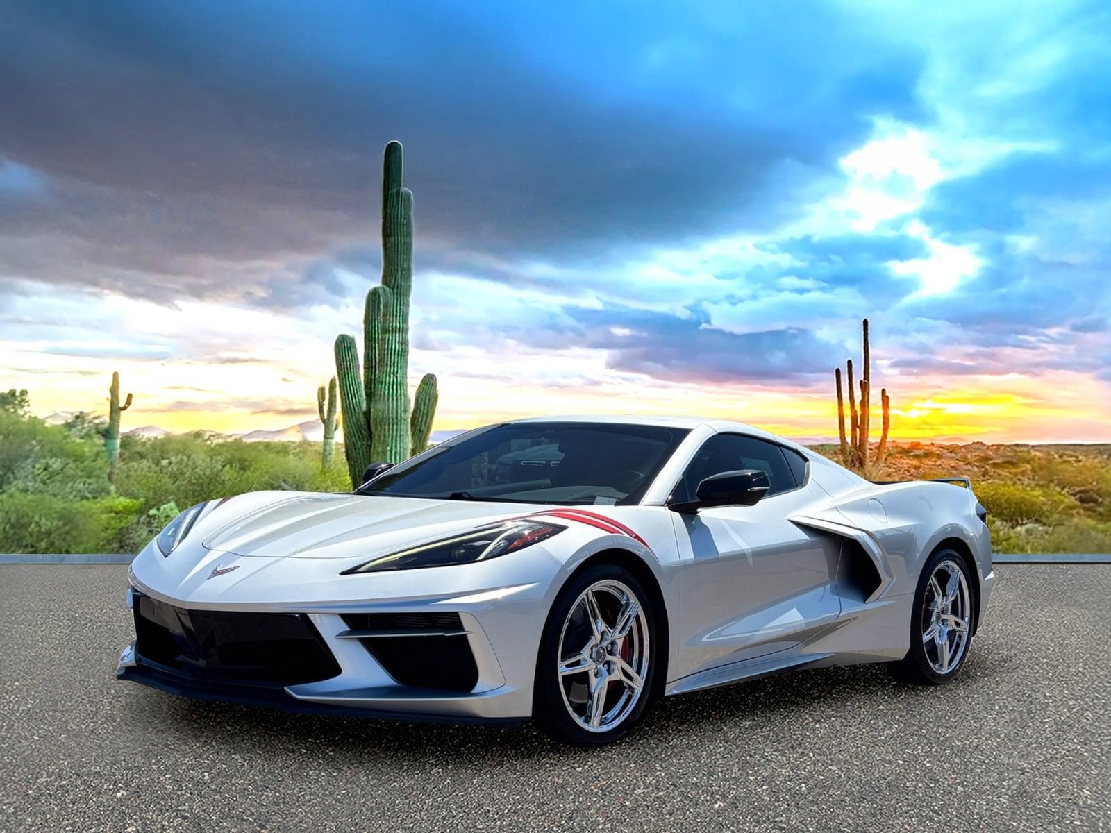 Used 2020 Chevrolet Corvette Stingray Coupe w/ Z51 Performance Package RWD image 2