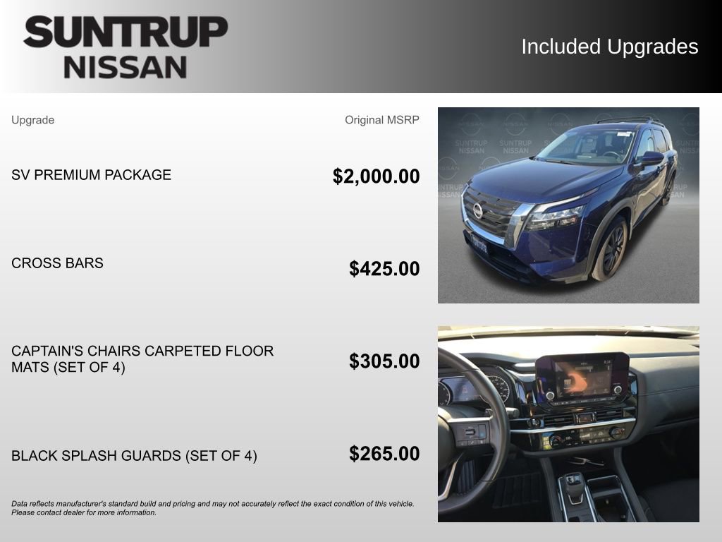 Used 2025 Nissan Pathfinder SV w/ SV Premium Package image 2