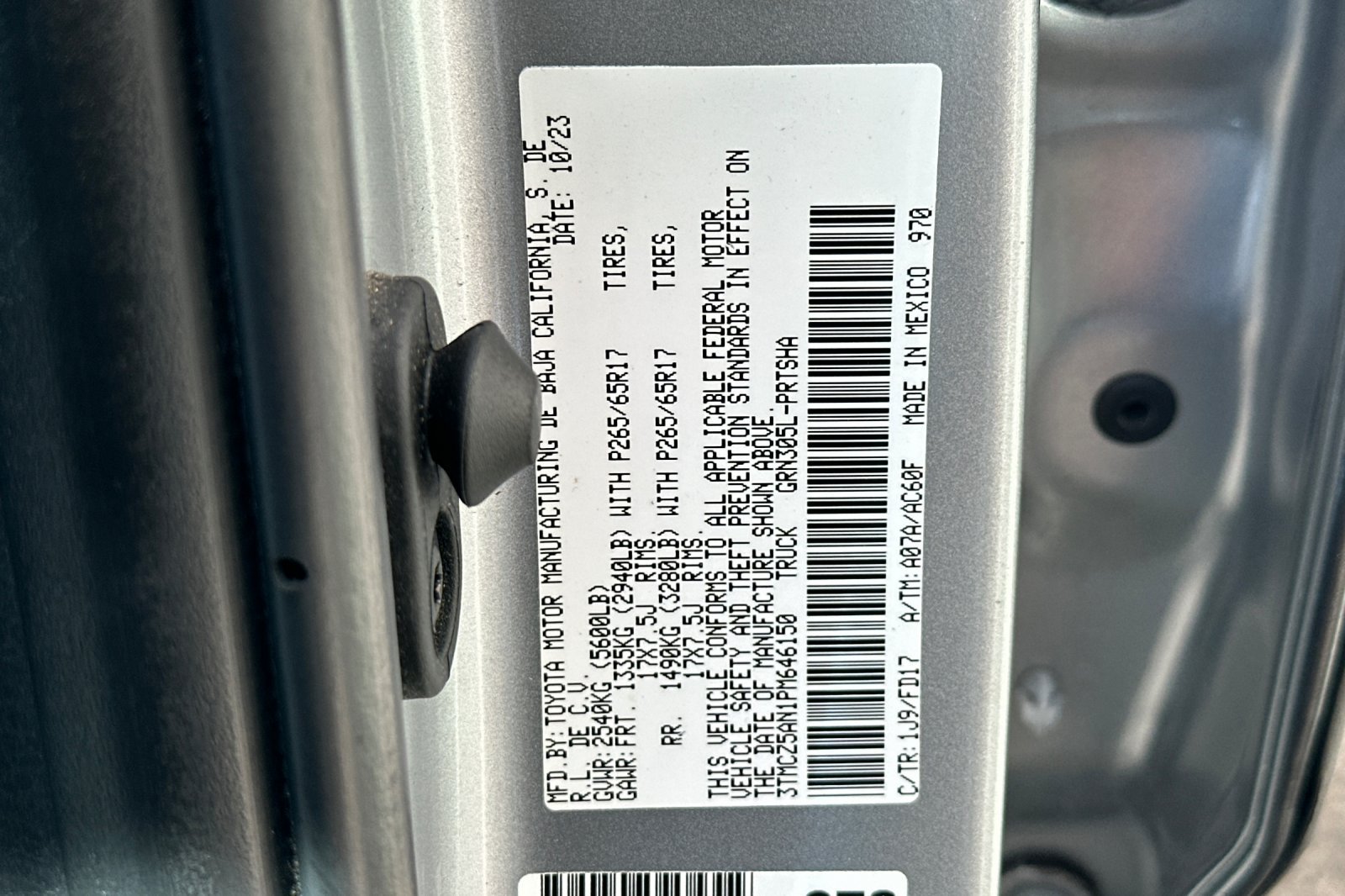 Used 2023 Toyota Tacoma TRD Sport AWD/4WD image 38