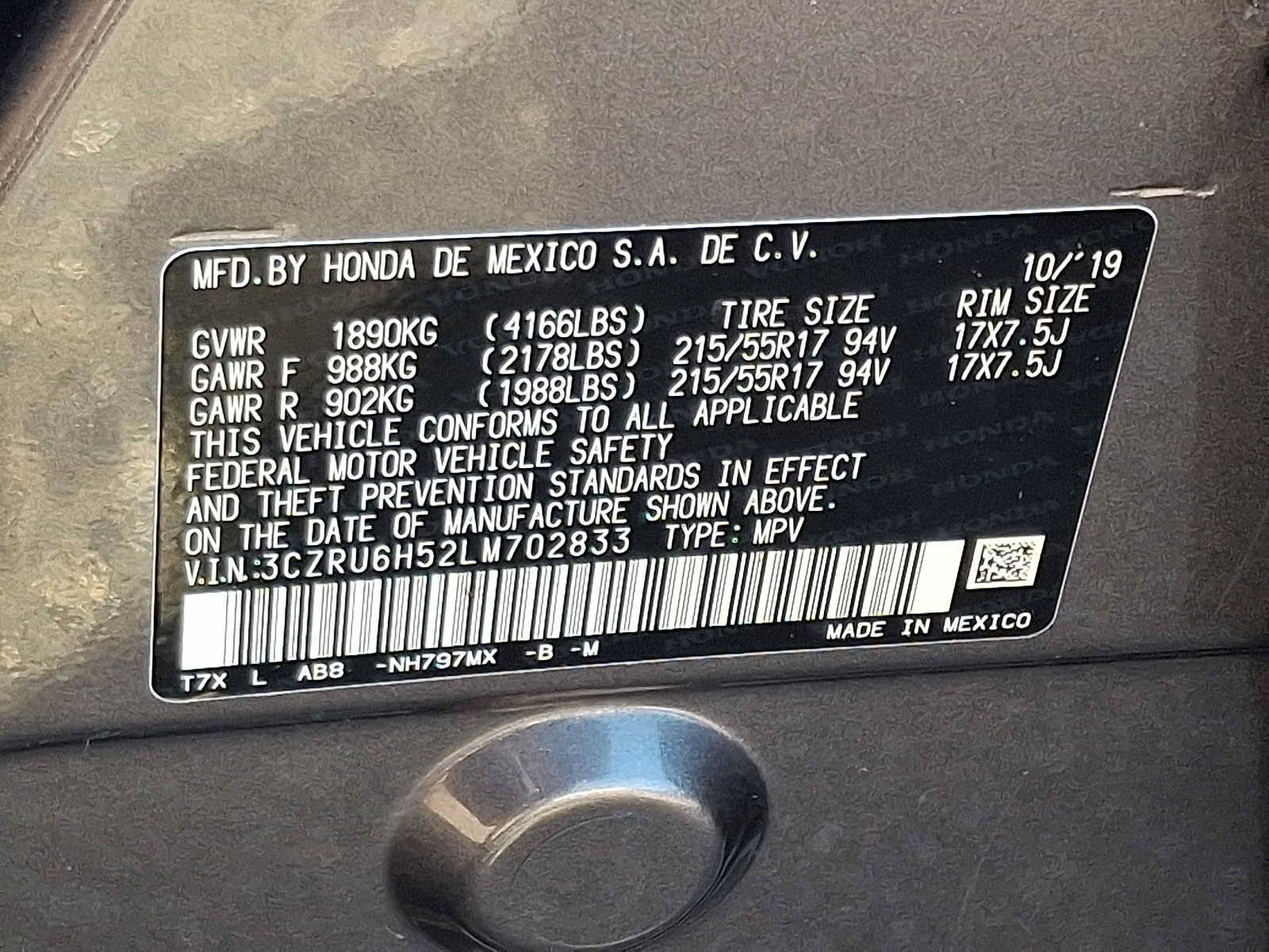 Used 2020 Honda HR-V EX image 27