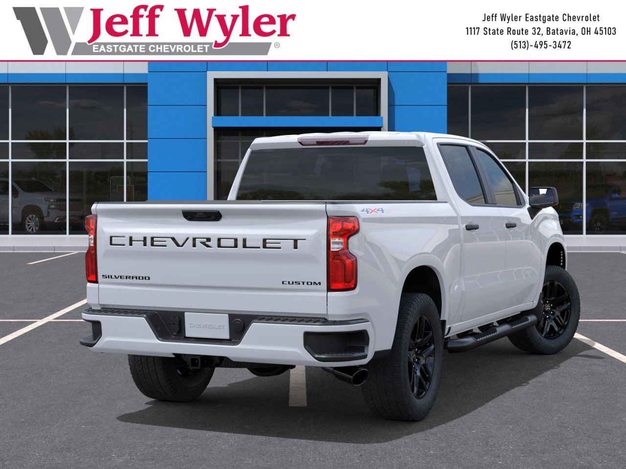 New 2026 Chevrolet Silverado 1500 Custom w/ Turbomax Blackout Package AWD/4WD image 4