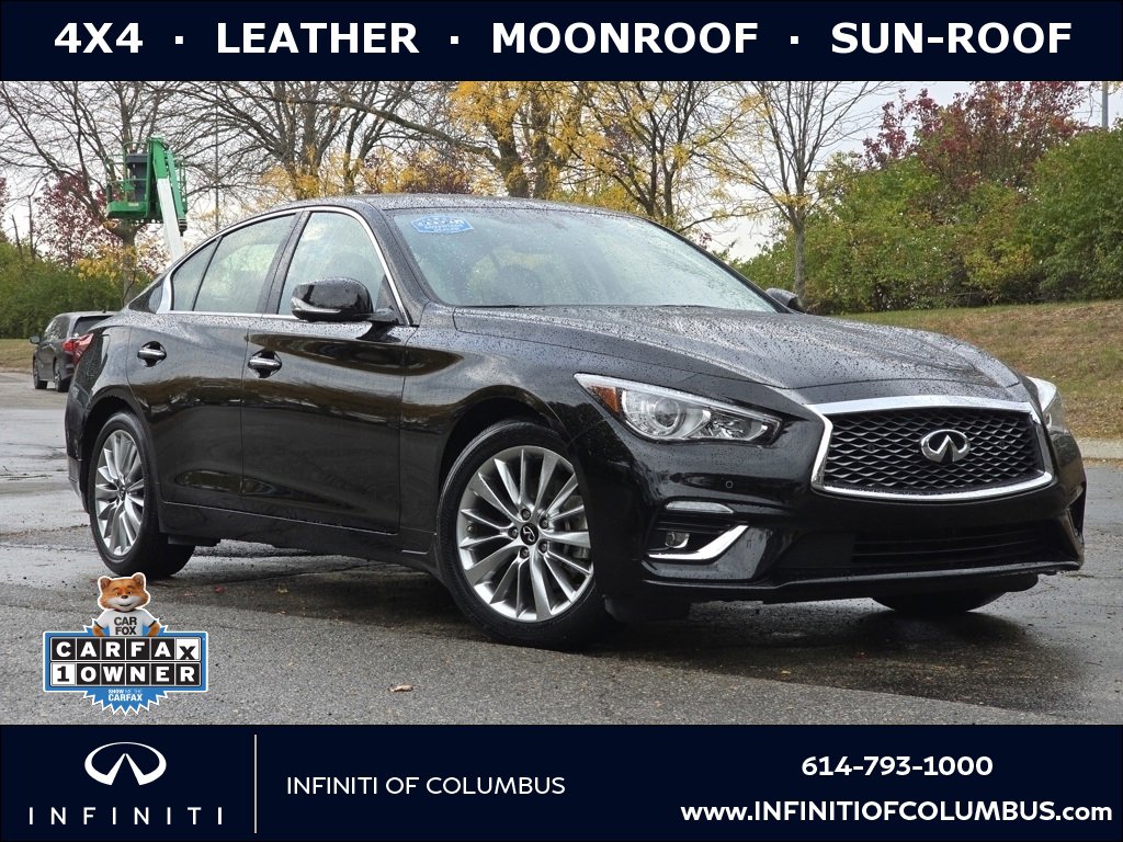 Used 2021 INFINITI Q50 Luxe w/ Cargo Package