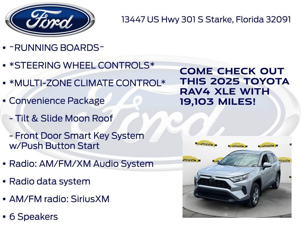 Used 2025 Toyota RAV4 XLE w/ Convenience Package FWD image 15