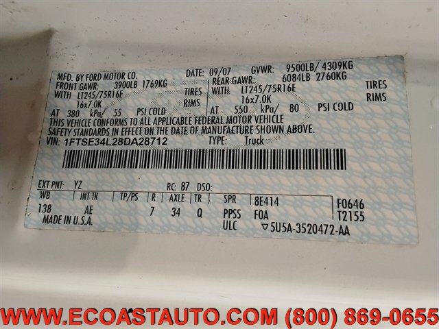Used 2008 Ford E-350 and Econoline 350 Super Duty RWD image 17